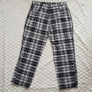 Regal Wear Black & White Plaid Pants
